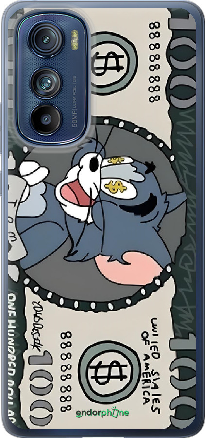 Силиконовый чехол Том и джерри для Motorola Edge 30 - 6291u-2840 изображение 