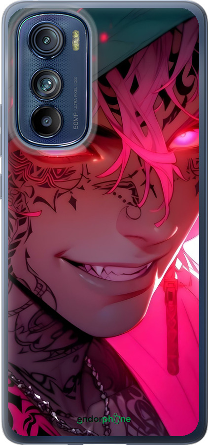 Силиконовый чехол Аниме демон 3 для Motorola Edge 30 - 6313u-2840 изображение 