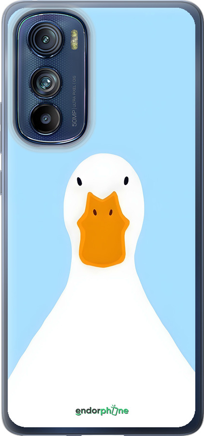 Силиконовый чехол Гусь для Motorola Edge 30 - 6350u-2840 изображение 
