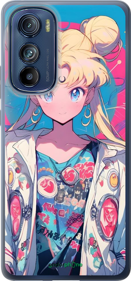 Силиконовый чехол Сейлор Мун 2 для Motorola Edge 30 - 6351u-2840 изображение 