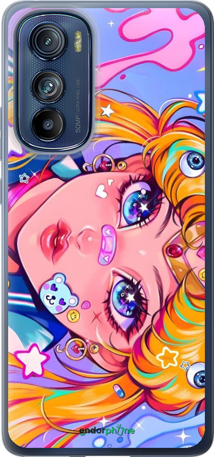 Силиконовый чехол Сейлор Мун 4 для Motorola Edge 30 - 6353u-2840 изображение 