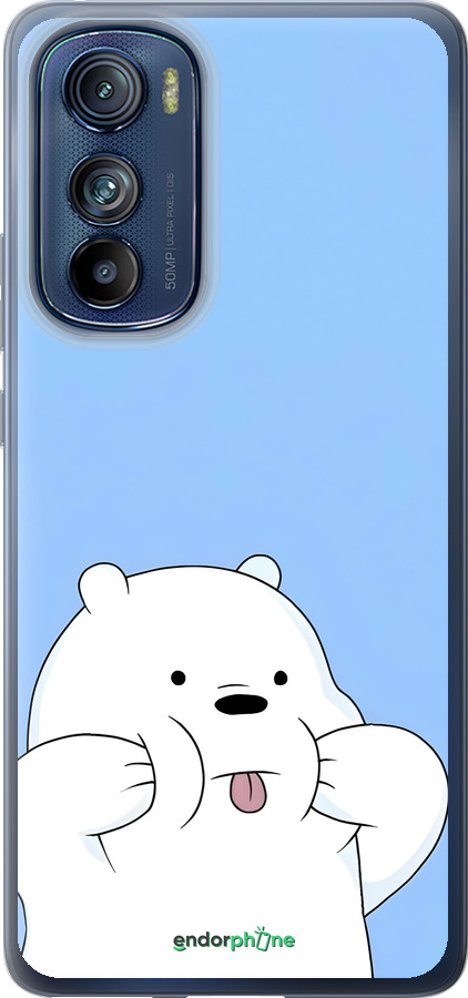 Силиконовый чехол Милый мишка для Motorola Edge 30 - 6357u-2840 изображение 