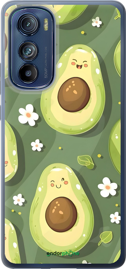 Силиконовый чехол Авокадо для Motorola Edge 30 - 6380u-2840 изображение 