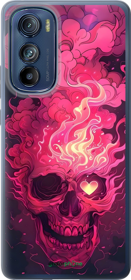 Силиконовый чехол Череп арт для Motorola Edge 30 - 6385u-2840 изображение 