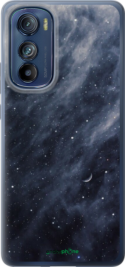 Силиконовый чехол Голубые облака, Голубая луна для Motorola Edge 30 - 6398u-2840 изображение 