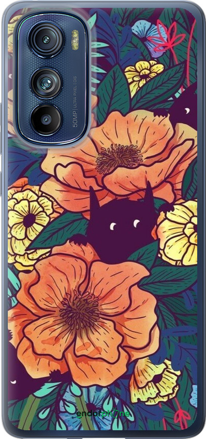 Силиконовый чехол С изображением полевых цветов для Motorola Edge 30 - 6419u-2840 изображение 
