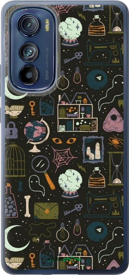 Силиконовый чехол Колдовской принт для Motorola Edge 30 - 6425u-2840 изображение 