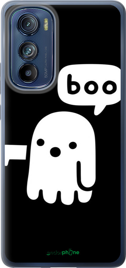 Силиконовый чехол Призрак Неодобрения для Motorola Edge 30 - 6431u-2840 изображение 