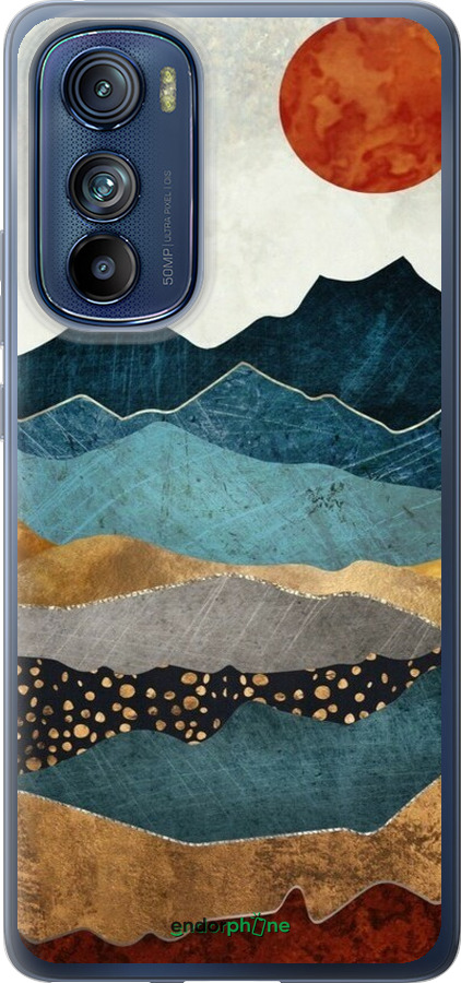 Силиконовый чехол Янтарный закат для Motorola Edge 30 - 6475u-2840 изображение 