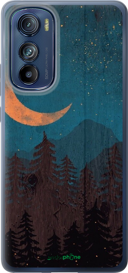 Силиконовый чехол Звездный лес для Motorola Edge 30 - 6480u-2840 изображение 