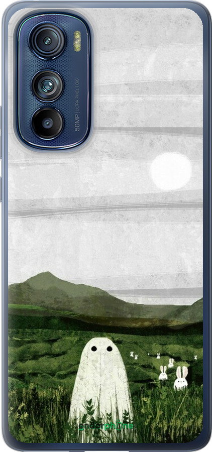 Силиконовый чехол Привидение для Motorola Edge 30 - 6492u-2840 изображение 