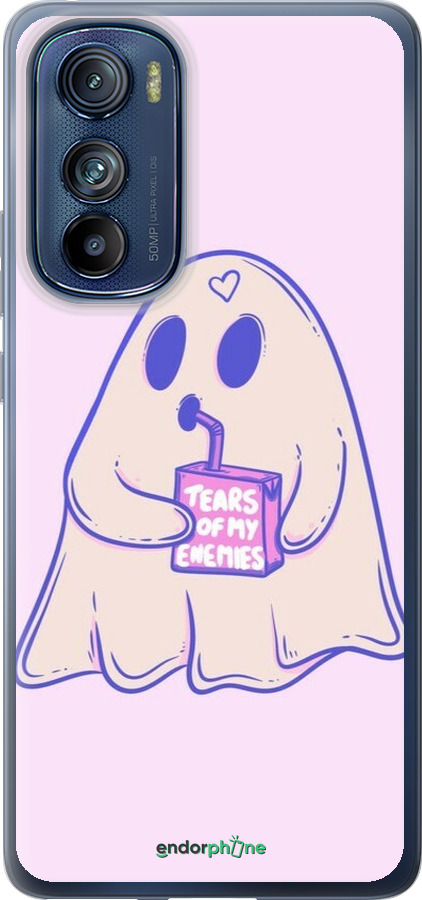 Силиконовый чехол Милый призрак для Motorola Edge 30 - 6507u-2840 изображение 