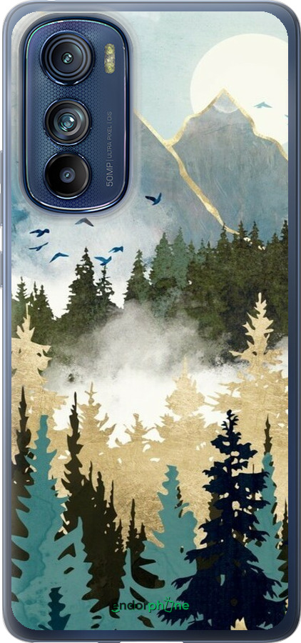 Силиконовый чехол С изображением лесного пейзажа для Motorola Edge 30 - 6548u-2840 изображение 