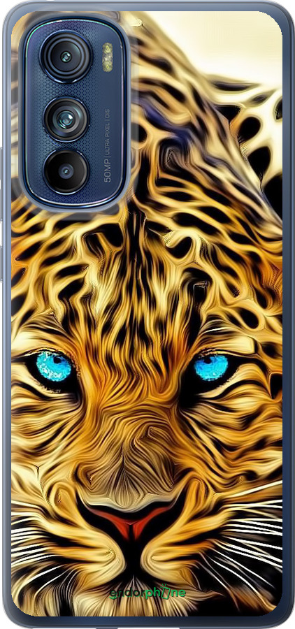 Силиконовый чехол Леопард для Motorola Edge 30 - 6611u-2840 изображение 