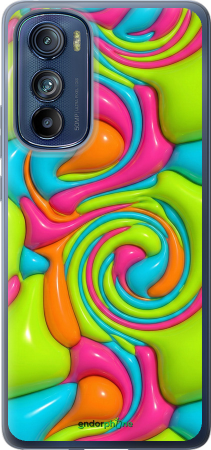 Силиконовый чехол Y2K Jelly Dream для Motorola Edge 30 - 6780u-2840 изображение 