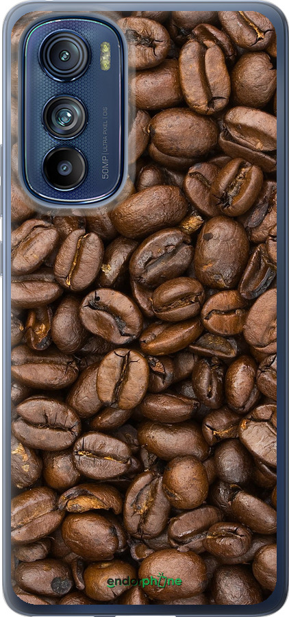 Силіконовий чехол Зерна кави для Motorola Edge 30 - 783u-2840 изображение 