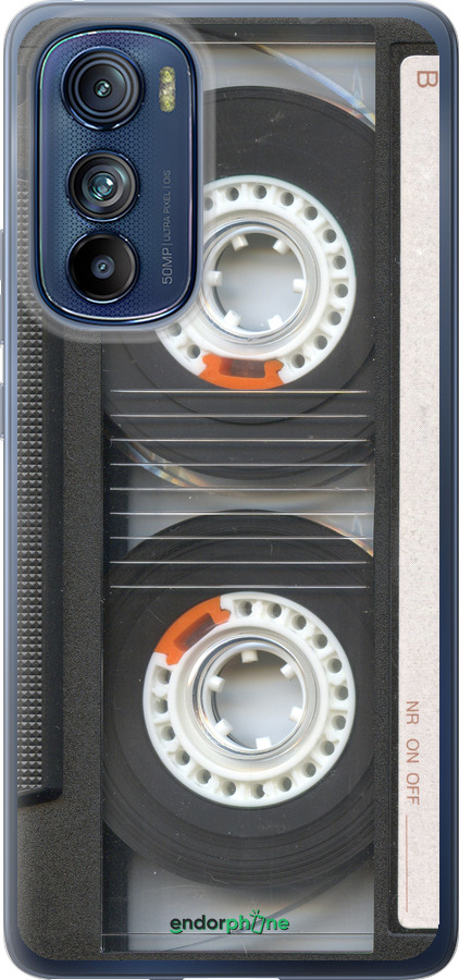 Силиконовый чехол Кассета для Motorola Edge 30 - 876u-2840 изображение 