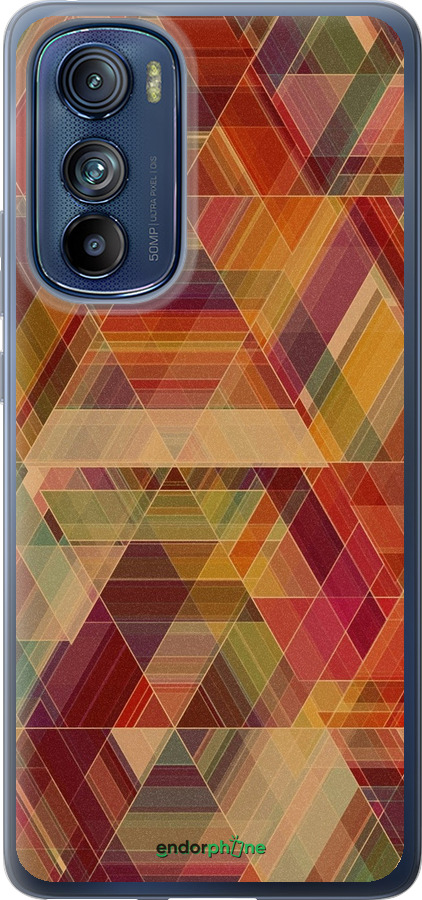 Силиконовый чехол Геометрический узор для Motorola Edge 30 - 904u-2840 изображение 