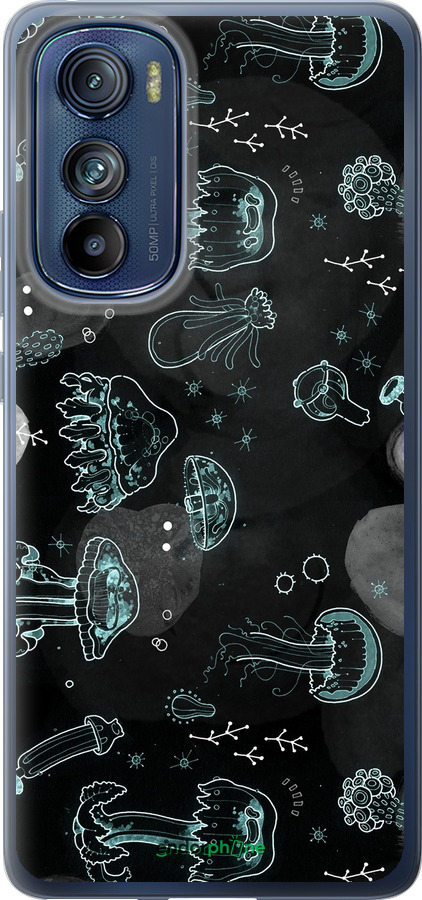 Силиконовый чехол Медузы для Motorola Edge 30 - 906u-2840 изображение 
