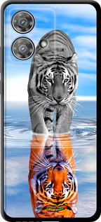 TPU чехол Тигр для Motorola Edge 40 Neo - 6016b-3342 изображение 