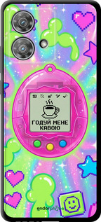 TPU чехол Y2K Aesthetic Retro Pet: Годуй мене кавою для Motorola Edge 40 Neo - 6784b-3342 изображение 