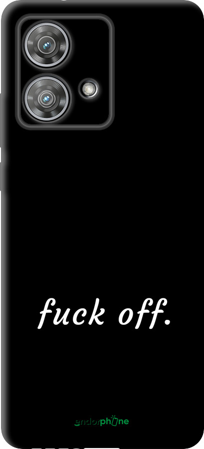 TPU чехол Fuck off для Motorola Edge 40 Neo - 4731b-3342 изображение 