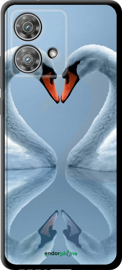 TPU чехол Лебеди для Motorola Edge 40 Neo - 6007b-3342 изображение 
