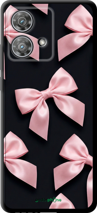 TPU чехол Coquette Ribbons Dark Coquette для Motorola Edge 40 Neo - 6767b-3342 изображение 