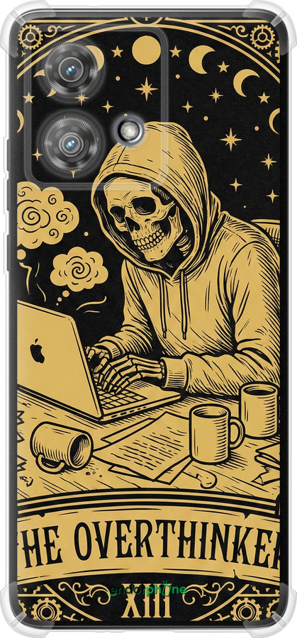 Силикон с усиленными углами чехол The Overthinker для Motorola Edge 40 Neo - 6774sp-3342 изображение 