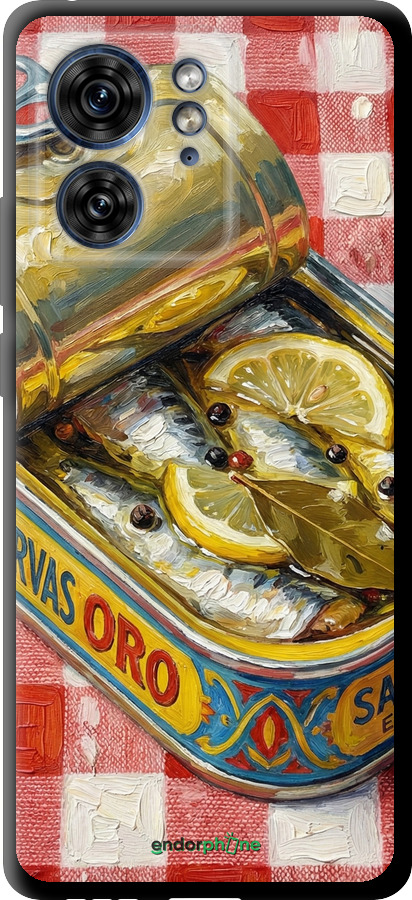 TPU чехол Vintage Sardine Tin Phone для Motorola Edge 40 - 6772b-3335 изображение 