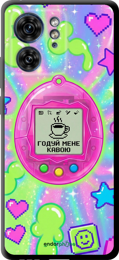 TPU чехол Y2K Aesthetic Retro Pet: Годуй мене кавою для Motorola Edge 40 - 6784b-3335 изображение 