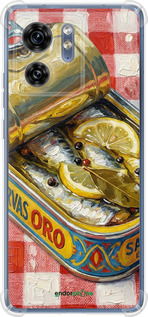 Силіконовий протиударний с посиленими кутами чехол Vintage Sardine Tin Phone для Motorola Edge 40 - 6772sp-3335 изображение 