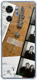 Силіконовий протиударний с посиленими кутами чехол Aesthetic Scrapbook Collage для Motorola Edge 40 - 6773sp-3335 изображение 