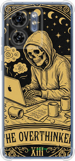 Силикон с усиленными углами чехол The Overthinker для Motorola Edge 40 - 6774sp-3335 изображение 