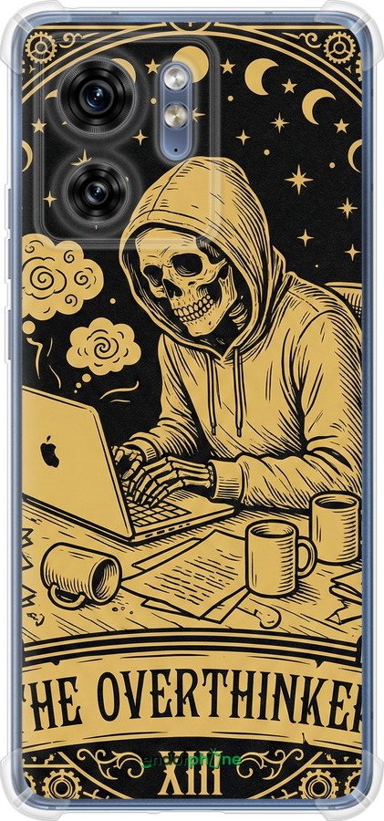 Силикон с усиленными углами чехол The Overthinker для Motorola Edge 40 - 6774sp-3335 изображение 