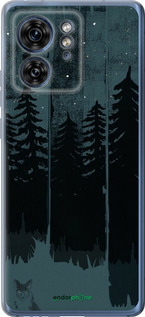 Силиконовый чехол Лиса и ночной лес для Motorola Edge 40 - 6481u-3335 изображение 