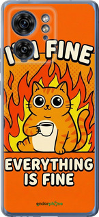 Силиконовый чехол Funny Cat для Motorola Edge 40 - 6786u-3335 изображение 