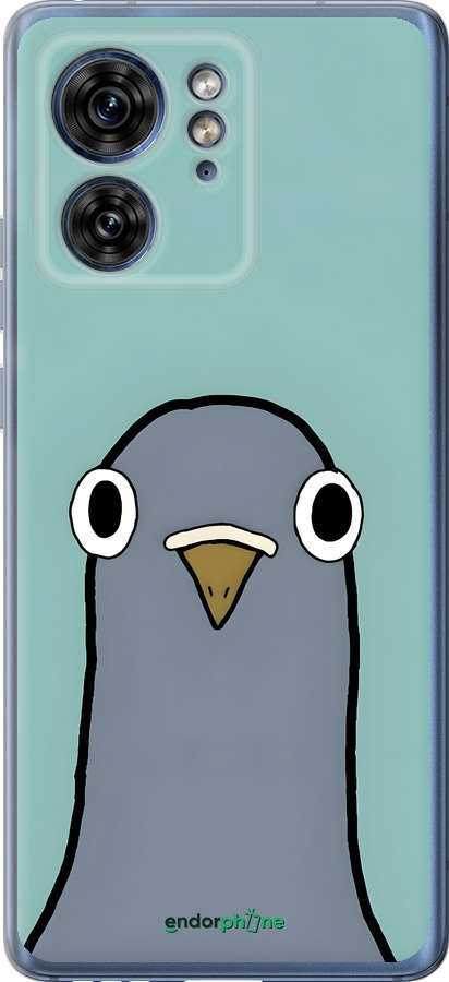 Силиконовый чехол Голубь для Motorola Edge 40 - 6388u-3335 изображение 