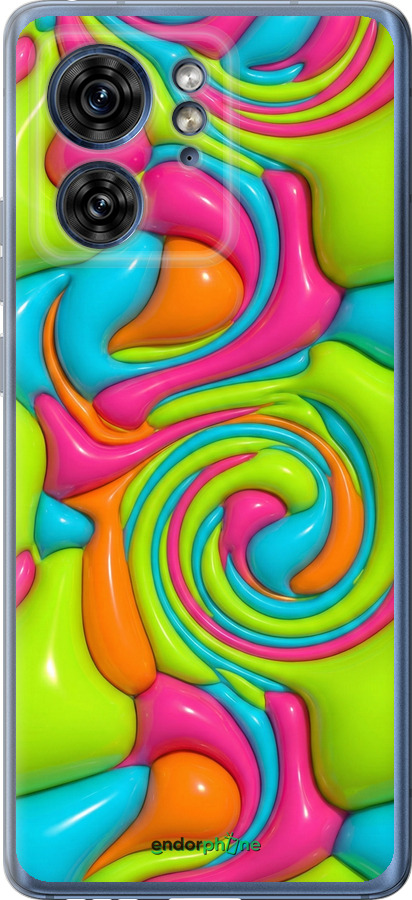 Силиконовый чехол Y2K Jelly Dream для Motorola Edge 40 - 6780u-3335 изображение 