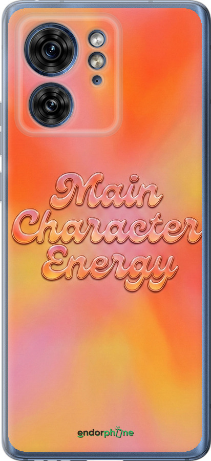 Силиконовый чехол Aura Gradient Main Character Energy Aesthetic Y2K для Motorola Edge 40 - 6783u-3335 изображение 