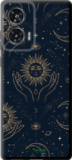 TPU чехол Celestial Harmony: Sun & Moon Gold Mystic Pattern для Motorola Edge 50 Fusion - 6778b-3748 изображение 