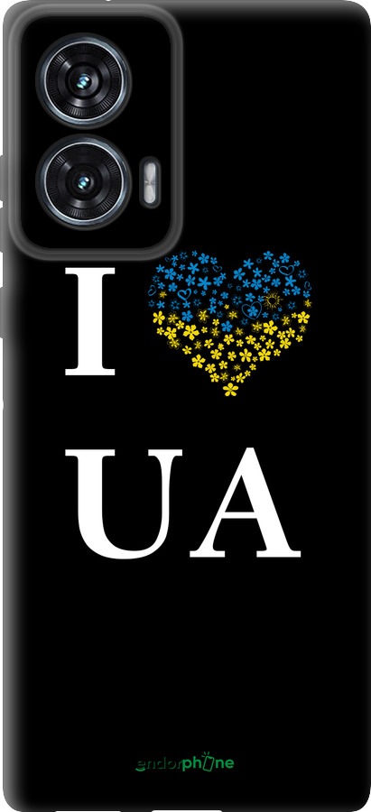 TPU чехол I love UA для Motorola Edge 50 Fusion - 1112b-3748 изображение 
