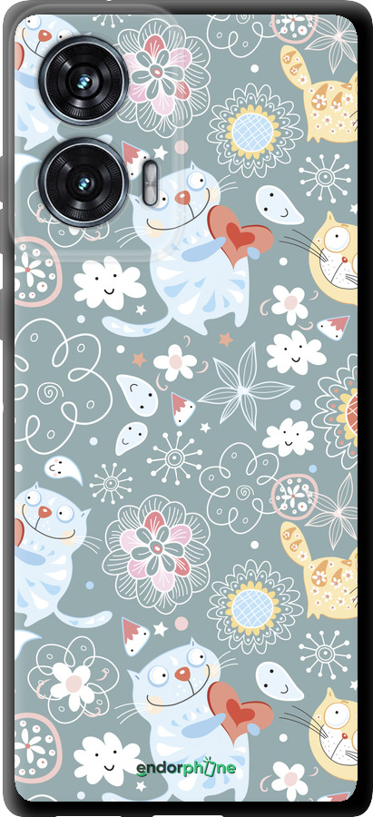 TPU чехол Кошенята v3 для Motorola Edge 50 Fusion - 1223b-3748 изображение 