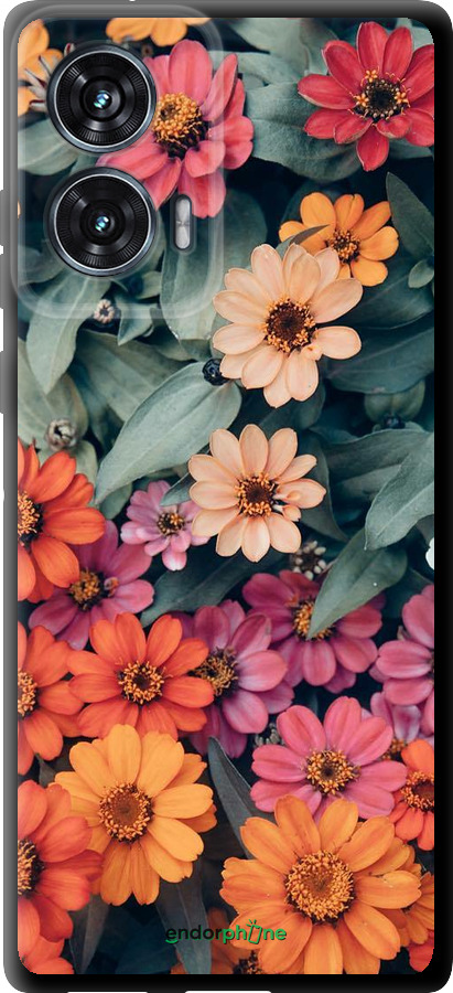 TPU чехол Beauty flowers для Motorola Edge 50 Fusion - 4050b-3748 изображение 