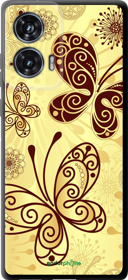 TPU чехол Красиві метелики для Motorola Edge 50 Fusion - 4170b-3748 изображение 
