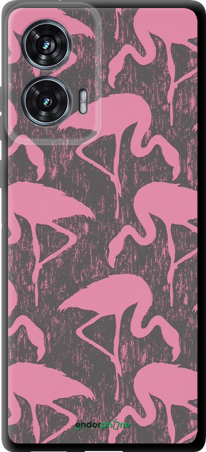 TPU чехол Vintage-Flamingos для Motorola Edge 50 Fusion - 4171b-3748 изображение 