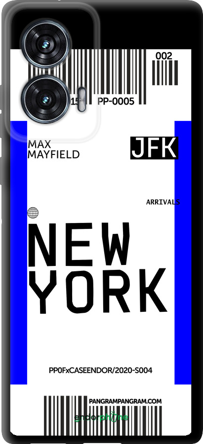TPU чехол New York для Motorola Edge 50 Fusion - 4861b-3748 изображение 