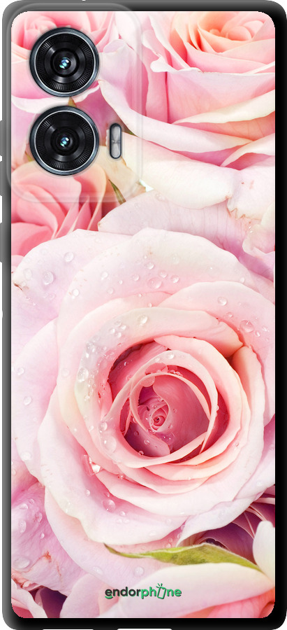 TPU чехол Розы для Motorola Edge 50 Fusion - 525b-3748 изображение 