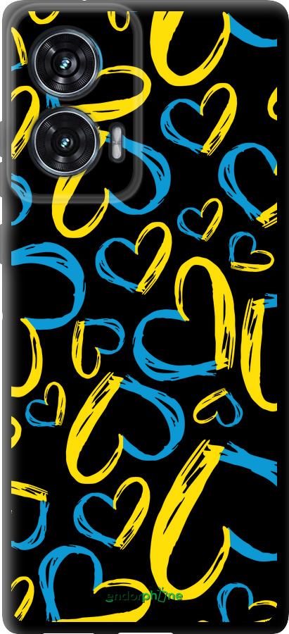 TPU чехол Сердца UA для Motorola Edge 50 Fusion - 5292b-3748 изображение 