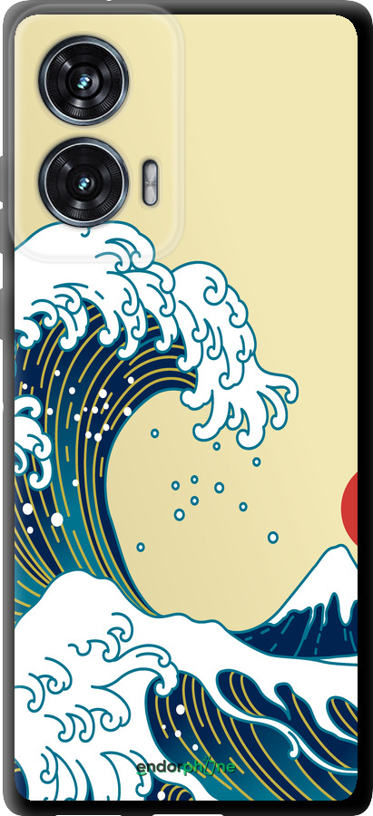 TPU чехол Японские волны для Motorola Edge 50 Fusion - 5533b-3748 изображение 